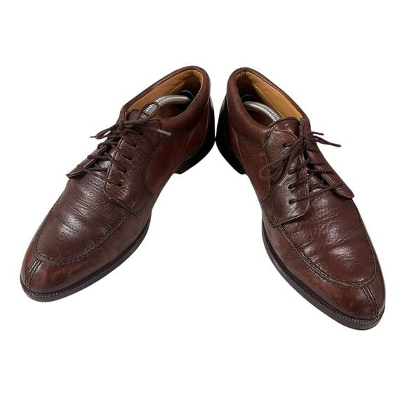 MEZLAN‎ Men's US Size 7M Leather Split Toe Fiore Or Amsterdam Oxford Dress Shoe - Picture 2 of 9